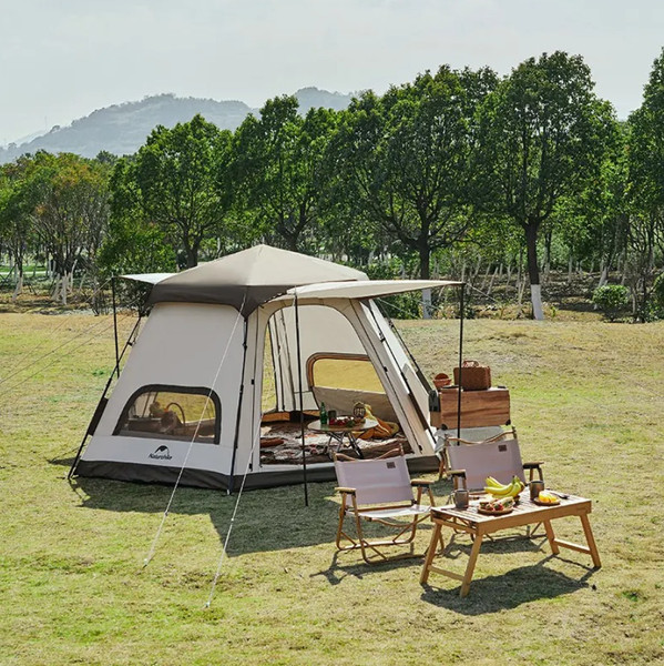 Изображение товара Палатка Naturehike Hexagonal / CNH22ZP007-KH (хаки/бежевый)