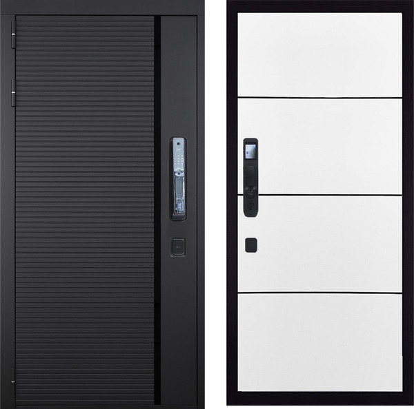 Изображение товара Входная дверь ГРАНИТ Пиано Смарт 79 (86x205, левая)