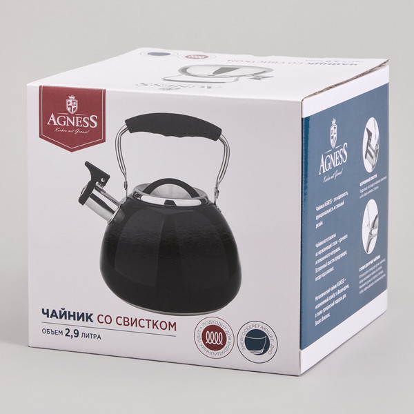 Изображение товара Чайник со свистком Agness 940-026