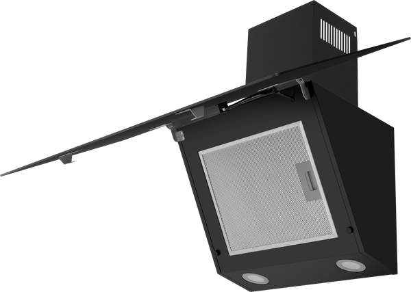 Изображение товара Вытяжка наклонная Maunfeld Dream 90 Push Glass (черный)