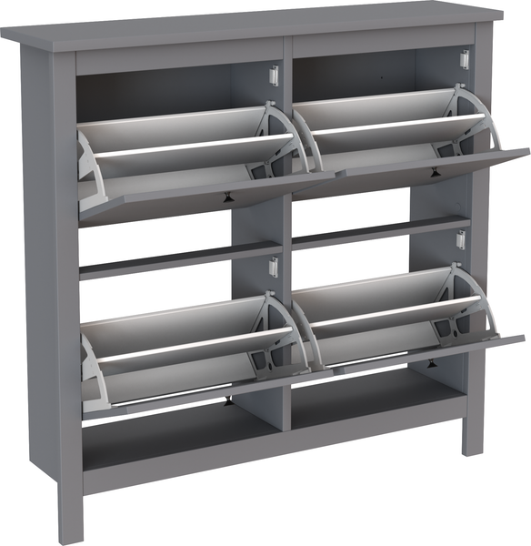 Изображение товара Тумба для обуви Mio Tesoro Сага 113x108 2.08.10.180.4 (серый)