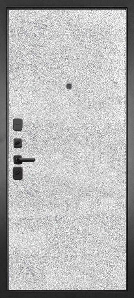 Изображение товара Входная дверь ГРАНИТ Континент 77-1 бетон светлый (96x207, левая)