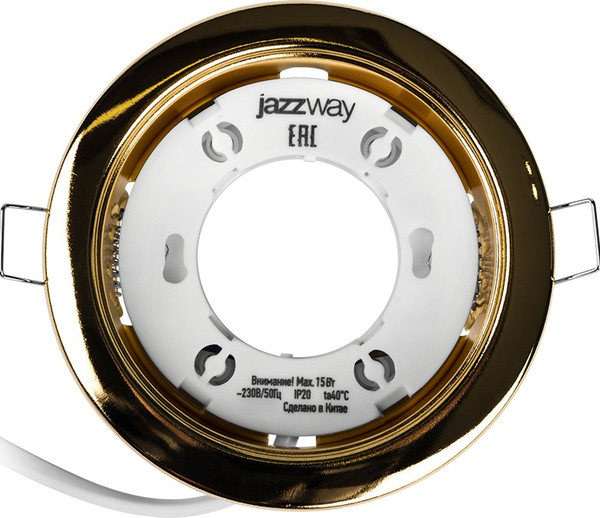 Изображение товара Точечный светильник JAZZway PGX53 10639. 3 / 5043466 (золото глянцевый)