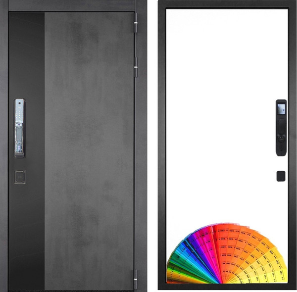 Изображение товара Входная дверь ГРАНИТ Роял Смарт 49 под покраску (86x205, правая)