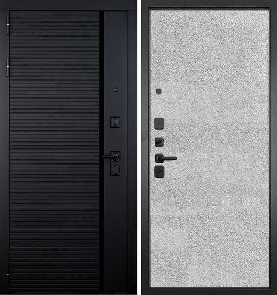 Изображение товара Входная дверь ГРАНИТ Пиано 77-1 бетон светлый (86x205, левая)