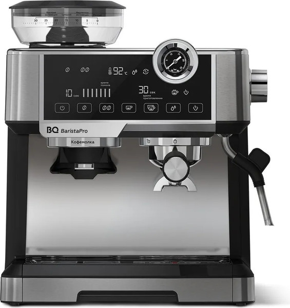Изображение товара Кофеварка эспрессо BQ CM5002 (сталь/черный)