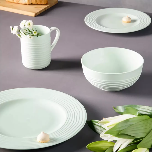 Изображение товара Тарелка столовая обеденная Decor de table Волна / DDT-4207 (мятный)