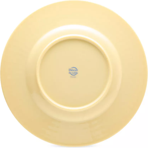 Изображение товара Тарелка столовая обеденная Decor de table Луч / DDT-4208 (желтый)