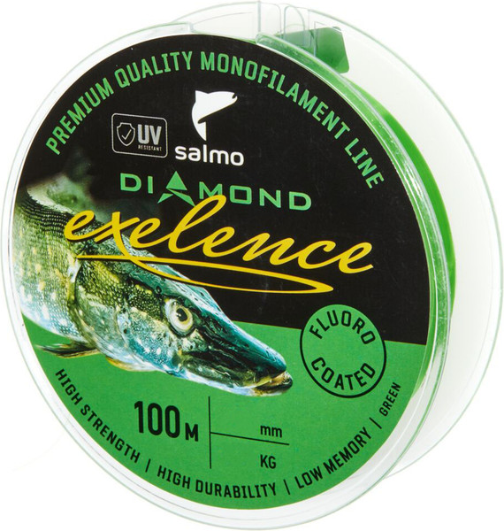 Изображение товара Леска монофильная Salmo Diamond Exelence Fluoro Coated Clear 100/026 / 4031-026