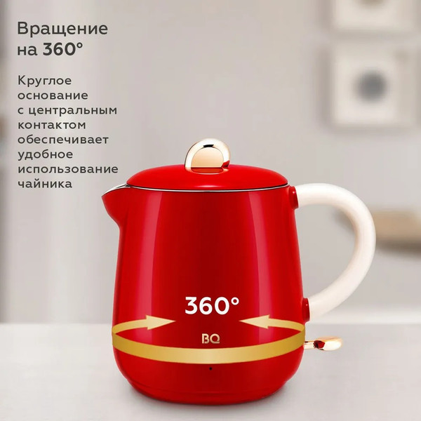 Изображение товара Электрочайник BQ KT1717P Red