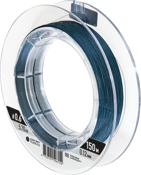 Изображение товара Леска плетеная Feeder Concept Tur II х8 Braid Dark Grey 150/012 / FC4930-012