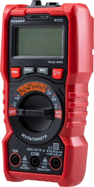 Изображение товара Мультиметр цифровой Rexant R113C / 13-3112