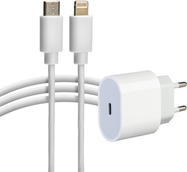 Изображение товара Зарядное устройство сетевое Rexant С кабелем USB-C–Lightning / 16-0234-4