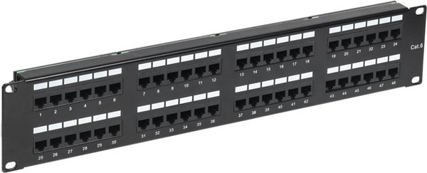 Изображение товара Патч-панель Rexant PRO 2U 48 портов RJ-45 CAT 6 UTP / 02-0232 