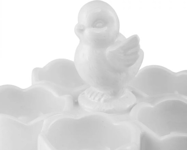 Изображение товара Подставка для яйца Decor de table Цыпленок / CL-FE00233 (белый)