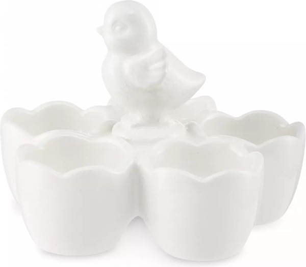 Изображение товара Подставка для яйца Decor de table Цыпленок / CL-FE00233 (белый)