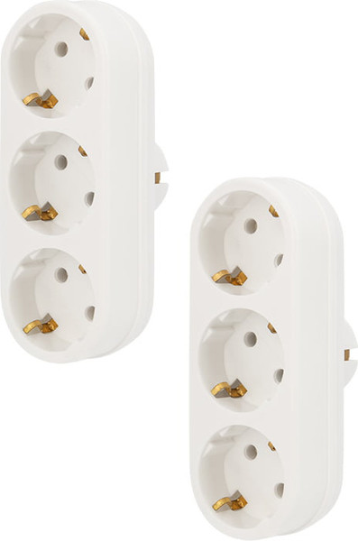 Изображение товара Электроразветвитель Rexant 11-1079-2 (2шт, белый)