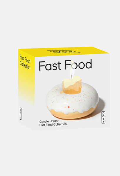 Изображение товара Подсвечник Doiy Fast Food, Donut / DYCAHFFWH (белый)