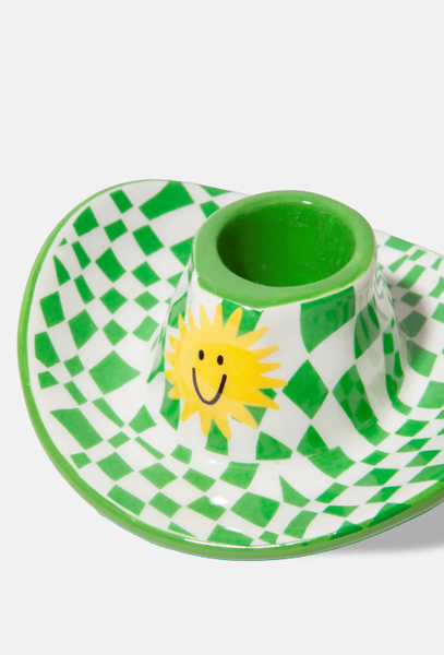 Изображение товара Подсвечник Doiy Rodeo, Cowboy Hat / DYCAHROHAG (зеленый)