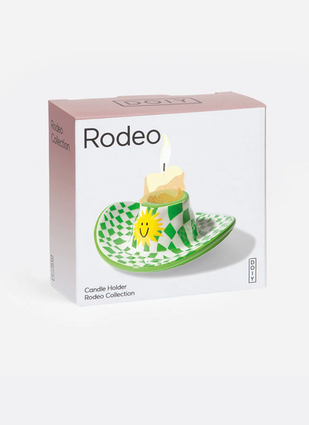 Изображение товара Подсвечник Doiy Rodeo, Cowboy Hat / DYCAHROHAG (зеленый)