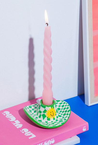 Изображение товара Подсвечник Doiy Rodeo, Cowboy Hat / DYCAHROHAG (зеленый)