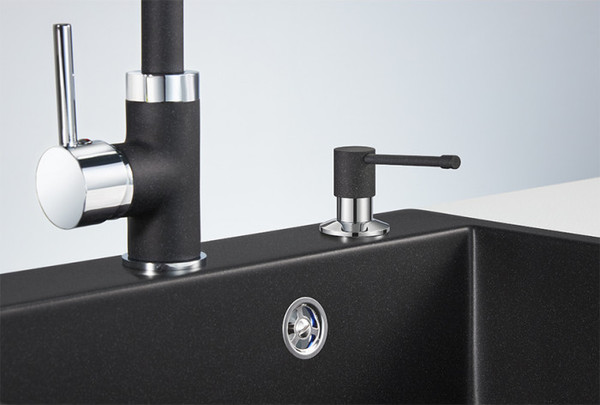 Изображение товара Дозатор встраиваемый в мойку GRANULA GR-05 D (черный)