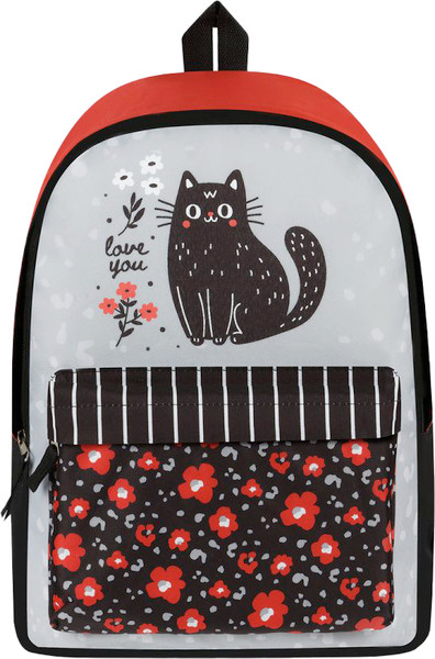 Изображение товара Школьный рюкзак ArtSpace Street. Black Cat With Flowers / Sch_Str65511