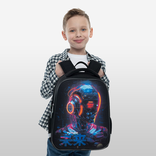 Изображение товара Школьный рюкзак Berlingo Expert Mini. Cyberpunk / RU-EXM-1107