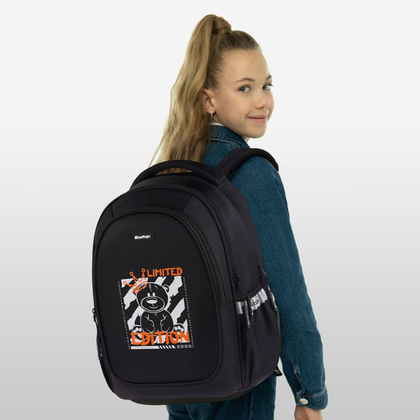 Изображение товара Школьный рюкзак Berlingo Modern. Glow Teddy / RU-MD-1135