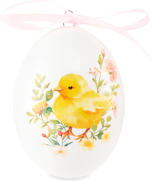 Изображение товара Статуэтка Decor de table Яйцо пасхальное Цыпленок / CL-FE00227B (белый)