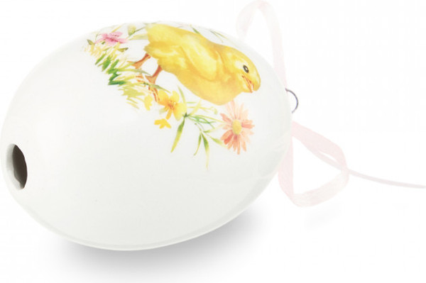 Изображение товара Статуэтка Decor de table Яйцо пасхальное Цыпленок / CL-FE00227B (белый)