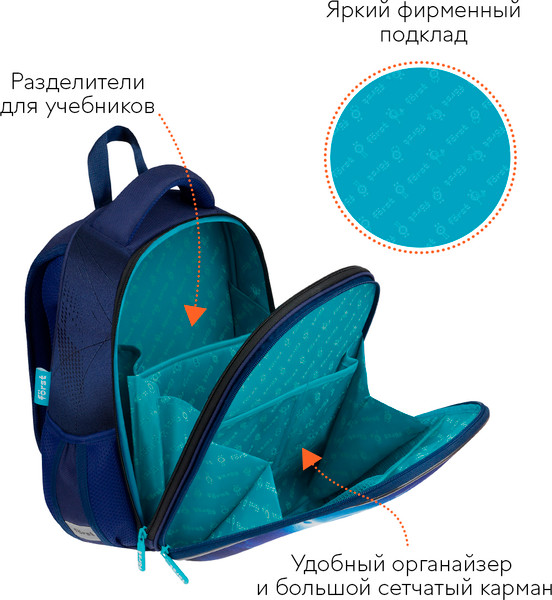 Изображение товара Школьный рюкзак Forst F-Top. Cosmic / FT-RY-012514