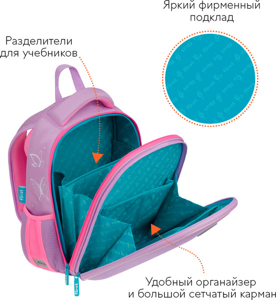 Изображение товара Школьный рюкзак Forst F-Top. Dance Dream / FT-RY-012501