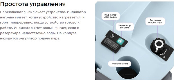 Изображение товара Пароочиститель Kitfort КТ-9285