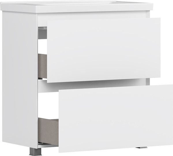 Изображение товара Тумба под умывальник Belux Киото Н 100-02 (1, белый глянцевый)