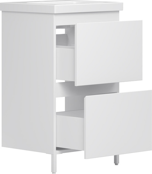 Изображение товара Тумба под умывальник Belux Эридан Н 50-02 (1, белый глянцевый)