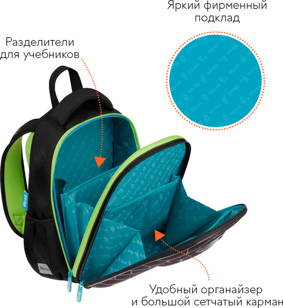 Изображение товара Школьный рюкзак Forst F-Top. Street Football / FT-RY-012505