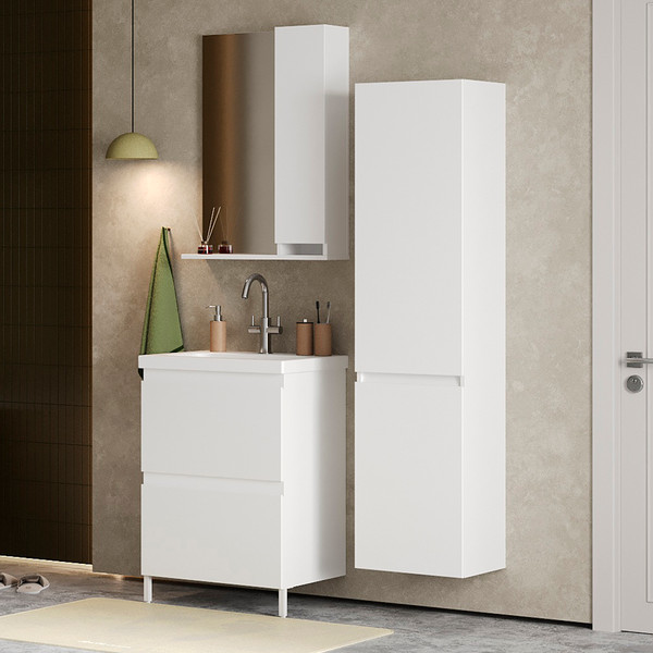 Изображение товара Тумба под умывальник Belux Эридан Н 60-02 (1, белый глянцевый)