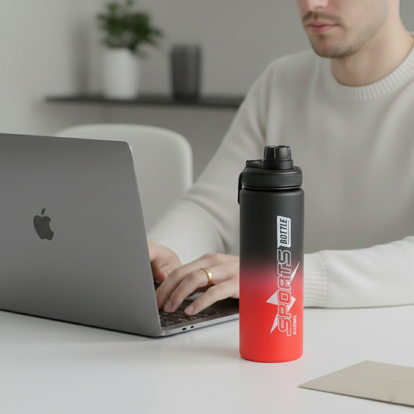 Изображение товара Бутылка для воды Sundays Sports Bottle (800мл, красный)