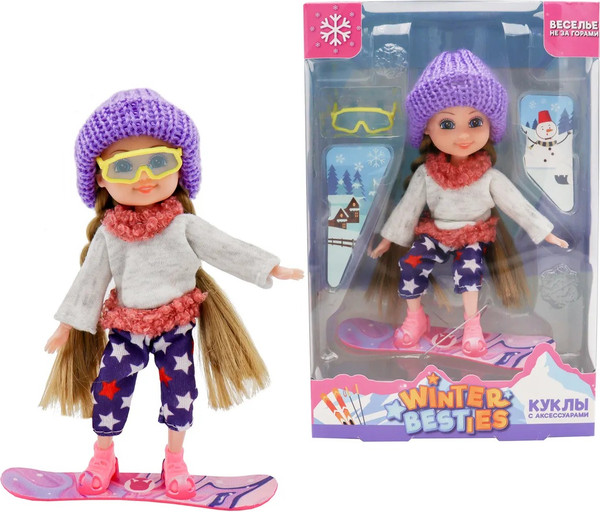 Изображение товара Кукла с аксессуарами Funky Toys Winter Besties / FT201420659-1