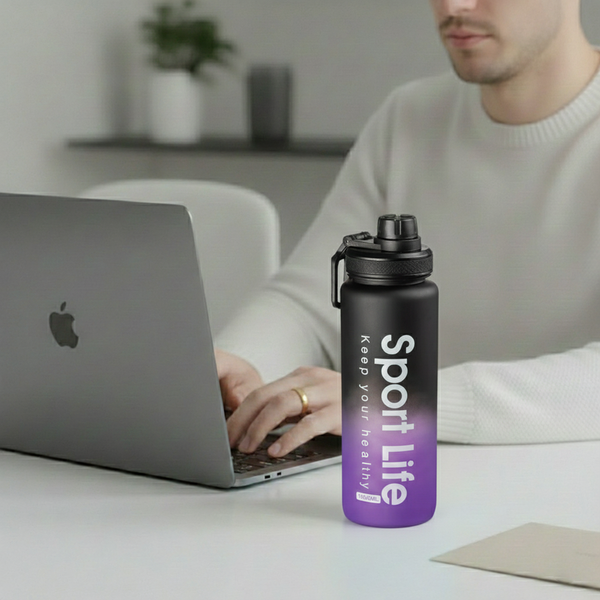 Изображение товара Бутылка для воды Sundays Life (1000мл, фиолетовый)