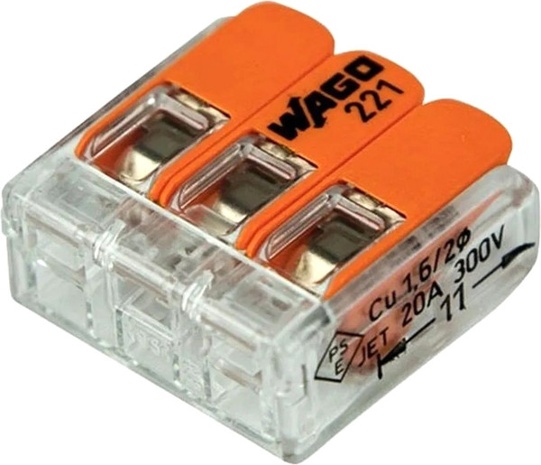 Изображение товара Клемма Wago 221-413 / 07-5363-20