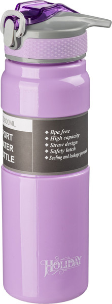 Изображение товара Бутылка для воды Sundays Holiday (800мл, фиолетовый)