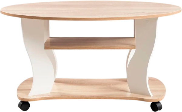 Изображение товара Журнальный столик Олмеко Сатурн - М 05 (белый/дуб сонома)