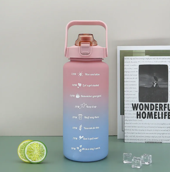 Изображение товара Бутылка для воды Sundays Summer (2000мл, розовый)