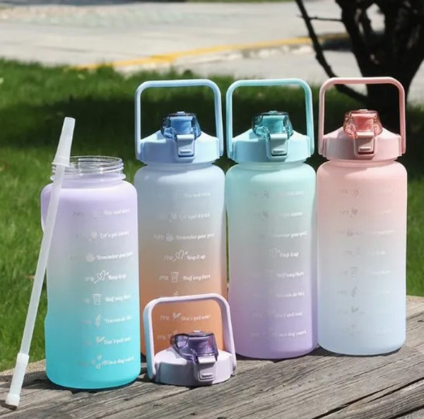 Изображение товара Бутылка для воды Sundays Summer (2000мл, розовый)