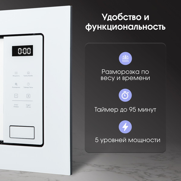 Изображение товара Микроволновая печь Zigmund & Shtain BMO 26 W