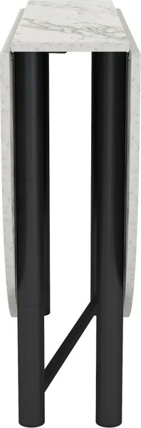 Изображение товара Стол-книга Олмеко Октава 42.41 (мрамор белый/черный)