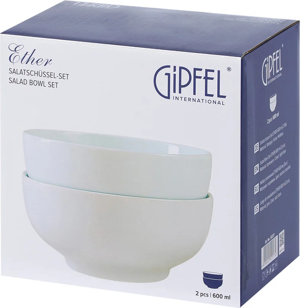 Изображение товара Набор салатников Gipfel Ether 52217 (2шт, светло-голубой)