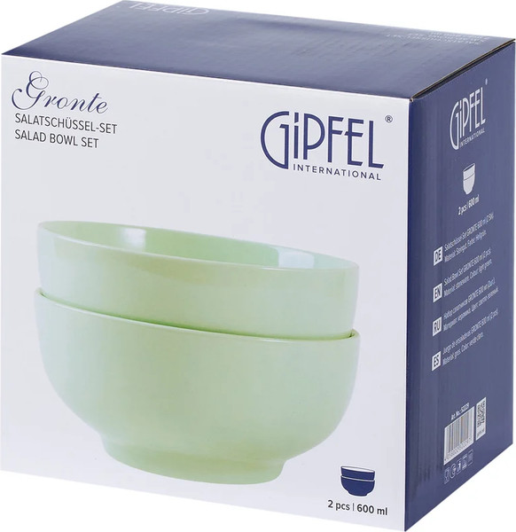 Изображение товара Набор салатников Gipfel Gronte 52229 (2шт, светло-зеленый)